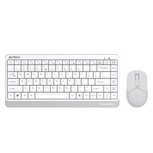 A4-Tech Fg1112 Beyaz Q Mini Kablosuz Klavye-Mouse Fg1112-B - 1