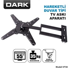 Dark Dk-Ac-Vt30 23"-55" Duvar Tipi Tv Askı Aparatı - 1