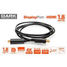 Dark Dk-Cb-Dpxhdmıl180 Display To Hdmı 1,8 Mt - 1