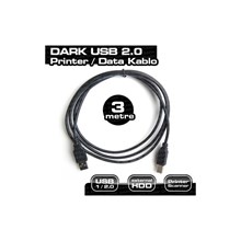 Dark Dk-Cb-Usb2Prnl300 3Mt  Usb 2.0 Yazıcı Kablosu - 1