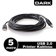 Dark Dk-Cb-Usb2Prnl500 5 Mt. Usb2.0 Yazıcı Kablosu - 1