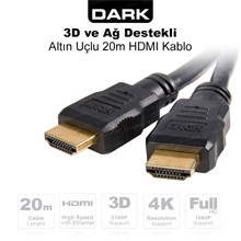 Dark Dk-Hd-Cv14L2000 20 Metre Hdmı Kablo Altın  - 1