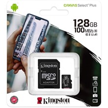 Kingston 128G Micro Sdhc Canvas 100Mb/S Sdcs2/128G Sdcs2/128Gb - 1