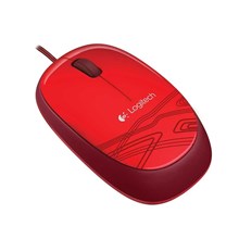 Logitech M105 Kablolu Optik Mouse Red 910-002945 - 1