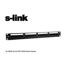 S-Link Sl-F624 24 Port Cat6 Patch Panel - 1