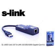 S-Link Sl-U603 Usb 3.0 To Lan 10/100/1000 Gigabit  - 1