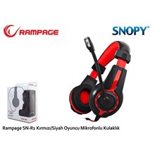 Snopy Rampage Sn-R1 Siyah-Kırmızı Gaming Kulaklık - 1