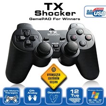 Tx Shocker 12Tuş, Titreşim,Analog/Digital Gamepad - 1