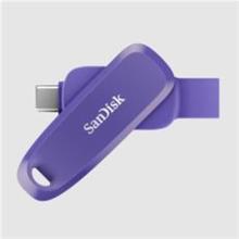 256GB Phone Drive USB Type-C/USB Type-A 100MB/s Purple Opulence Color - SDDDC6-256G-G46PO