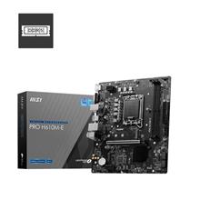 MSI Pro H610M-E DDR5 1700P Vga Hdmi PRO H610M-E
