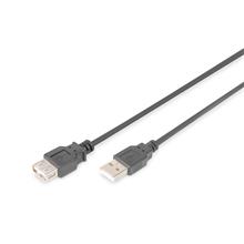 Digitus USB 2.0 Uzatma Kablosu Siyah (3m) AK-300202-030-S