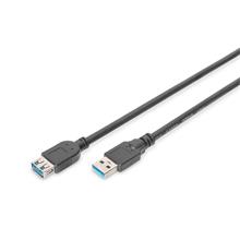 Digitus USB 3.0 Uzatma Kablosu Siyah (3m)  AK-300203-030-S
