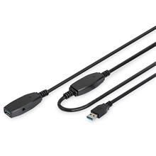 Digitus USB Uzatma Kablosu Siyah (10m) DA-73105