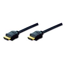 Digitus HDMI Kablo Altın Uçlu Siyah (5m) 4K AK-330107-050-S