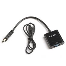 Dark HDMI Erkek to VGA Dişi + SES Çevirici DK-HD-AHDMIXVGA