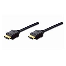 Digitus HDMI Kablo Altın Uçlu Siyah (2m) FHD AK-330114-020-S