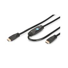 Digitus HDMI Kablo Altın Uçlu Siyah (40m) AK-330105-400-S