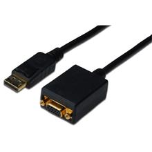 Digitus DisplayPort to VGA Dişi Çevirici AK-340403-001-S