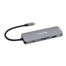 HUB USB-C Pro Multiport 8 Port 2 x HDMI 3xUSB-A 3.2xMicSDxUSB-C - 32151