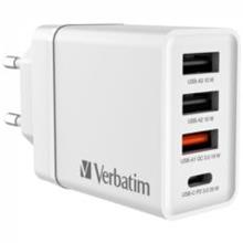 CHR-30EU2 USB CHARGER 30W WITH 1XUSB-C PD 20W/1XUSB-A QC 3.0/ 2XUSB - 49701