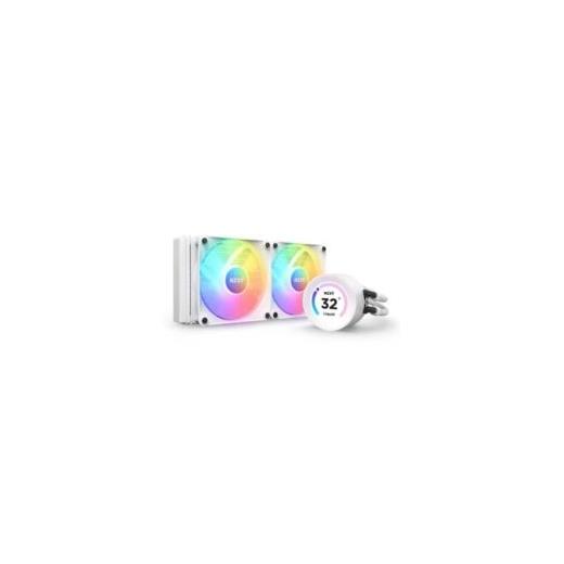 Kraken Elite 240 Beyaz RGB AIO LCD Display 240mm Sıvı Soğutucu - RL-KR24E-W1