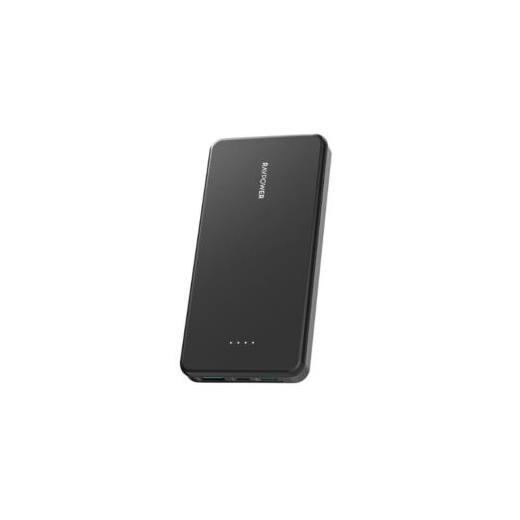 10.000mAh 15W 3 portlu 1A 1C 1Micro B İnce Siyah Powerbank - RP-PB1215