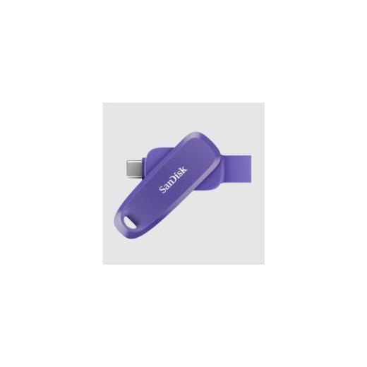 256GB Phone Drive USB Type-C/USB Type-A 100MB/s Purple Opulence Color - SDDDC6-256G-G46PO