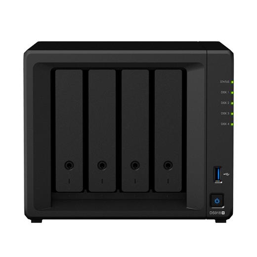 Synology Ds918Plus Nas Server 4 Adet-3.5 Disk Dest