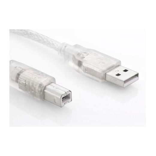 S-Link Sl-U2015 Usb2.0 1.5M Şeffaf Yazıcı Kablo