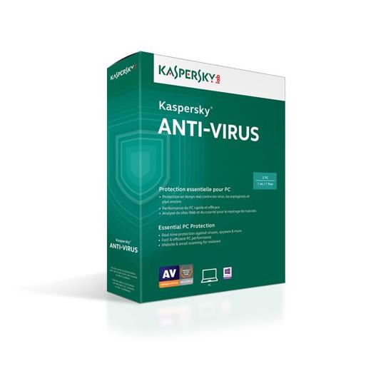 Kaspersky Antivirüs 2 Kullanıcı Kutu