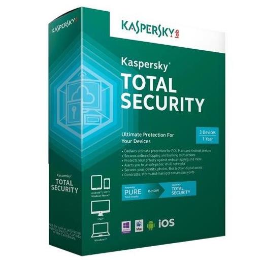 Kaspersky Total Security Kutu 3 Kullanıcı
