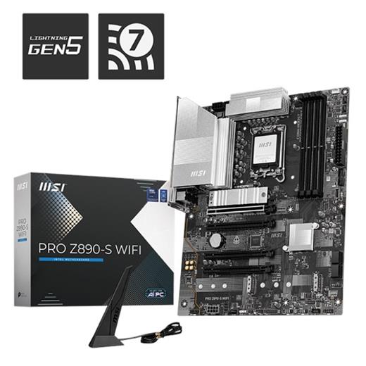 MSI Pro Z890-S Wifi DDR5 1851P Hdmi Dp PRO Z890-S WIFI