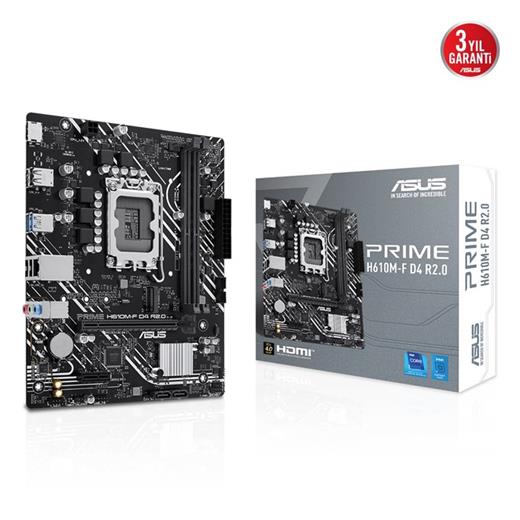 Asus Prime H610M-F D4 R2.0 1700P Hdmi 90MB1H70-M0EAY0