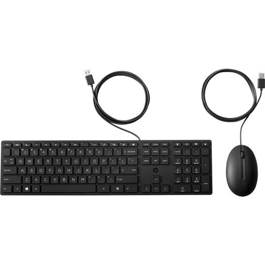 HP 320MK Kablolu Set Siyah (9SR36AA)