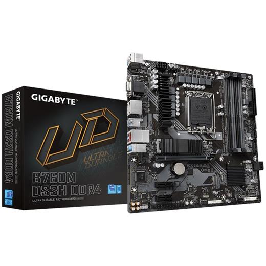Gigabyte B760M DS3H D4 1700P Vga Hdmi Dp Type-C B760M-DS3H-DDR4