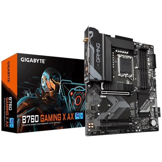 Gigabyte B760 Gaming X AX D5 1700P Type-C Hdmi Dp B760-GAMING-X-AX