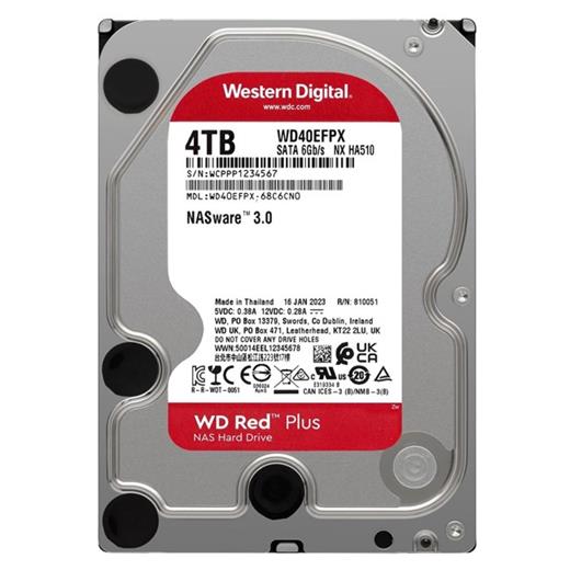 WD Red Plus Nas 4TB 3.5 5400Rpm SATA (WD40EFPX)