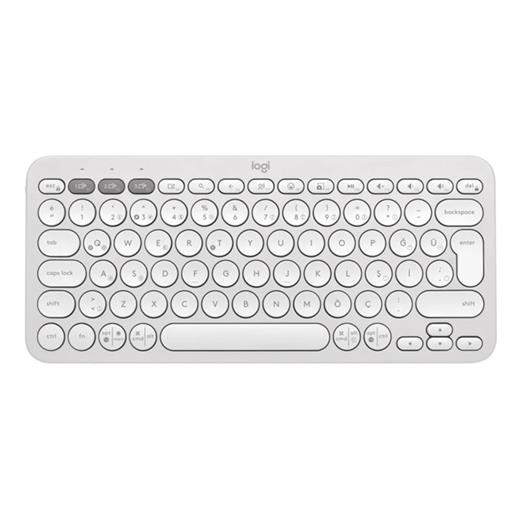 Logitech K380s Çakıl Tuşlu Bluetooth Klavye Beyaz 920-011860