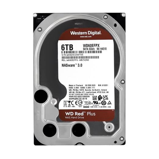 WD Red Plus Nas 6TB 3.5 5400Rpm SATA (WD60EFPX)