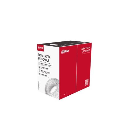 Dahua Cat6 Beyaz UTP Data Kablosu Saf Bakır (305m) PFM920I-6UN-C