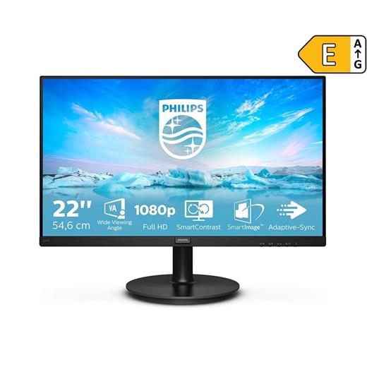 Philips 221V8/00 21.5 4ms 75Hz FHD Vga Hdmi VA