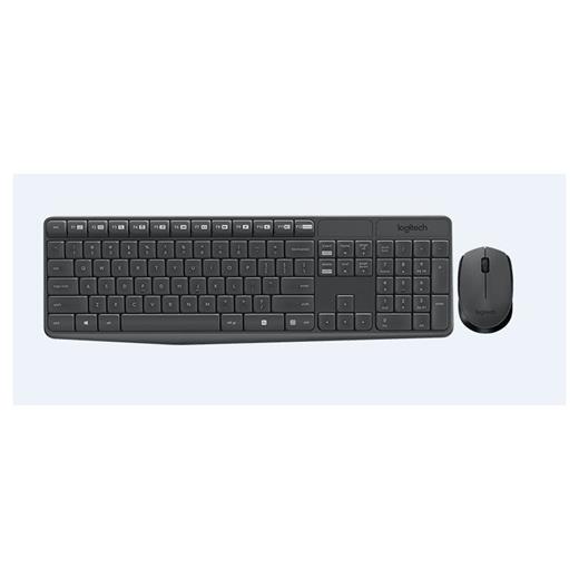 Logitech MK235 Kablosuz Set Siyah (920-007925)