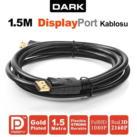 Dark FHD DisplayPort Kablo (1.5m) DK-CB-DPL150