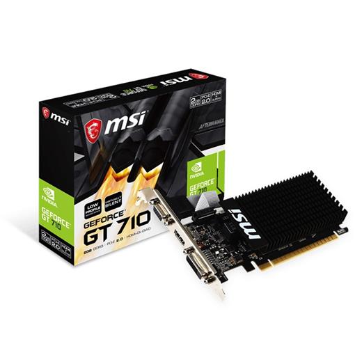 MSI GeForce GT 710 2GD3H 2G DDR3 Low Profile 64Bit GT 710 2GD3H LP