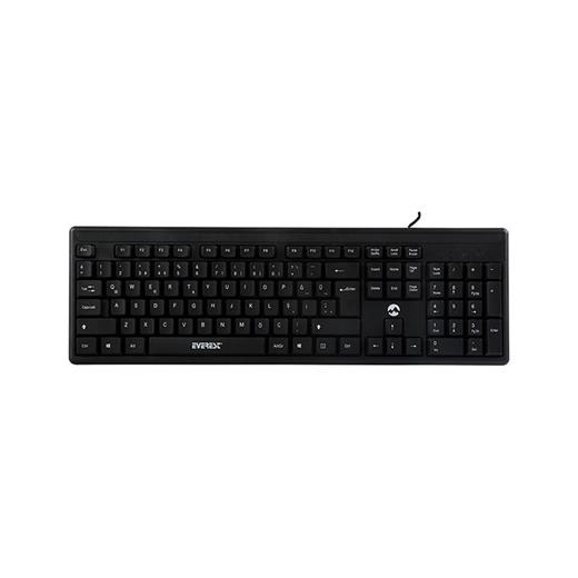 Everest KB-1002 Siyah USB Standart Q Klavye KB-1002-Q