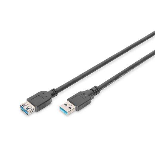 Digitus USB 3.0 Uzatma Kablosu Siyah (3m)  AK-300203-030-S