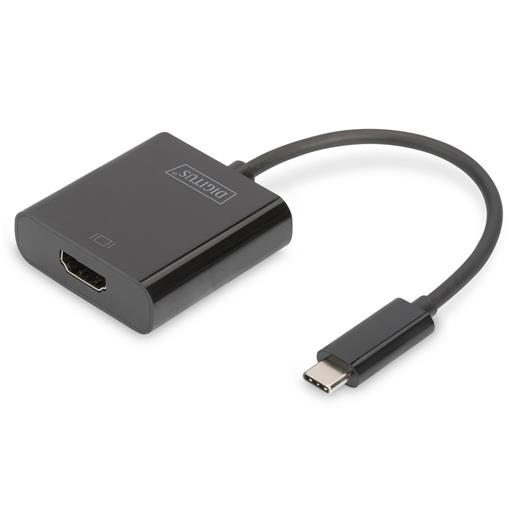 Digitus Type-C Erkek to HDMI Dişi Çevirici (4K) DA-70852