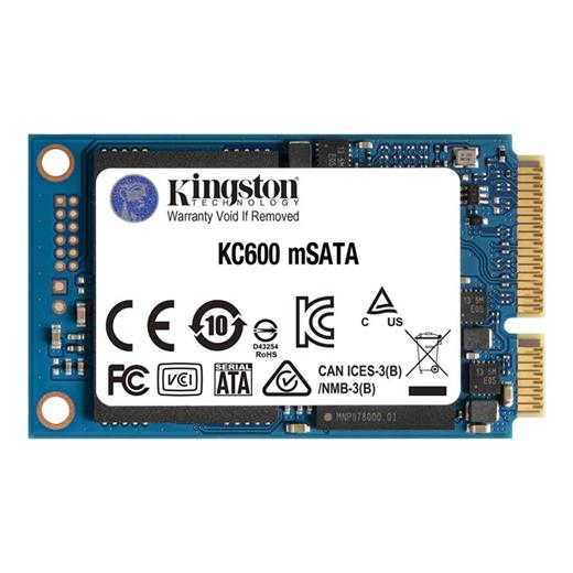 Kingston KC600 256GB mSATA SSD (550-500MB/s) SKC600MS/256G