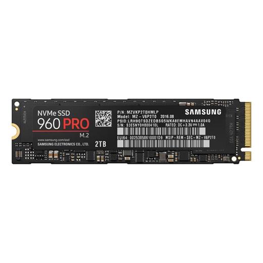 Samsung 2Tb 960 Pro Nvme M.2 Mz-V6P2T0Bw