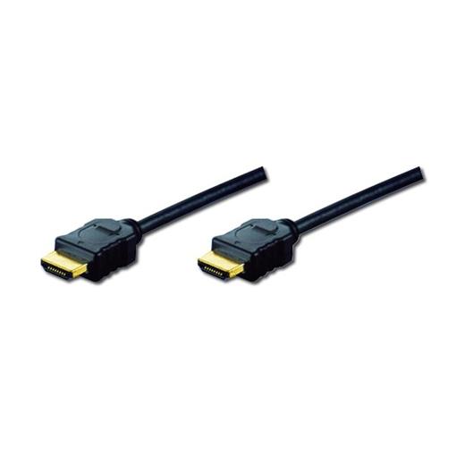 Digitus HDMI Kablo Altın Uçlu Siyah (2m) 4K AK-330107-020-S